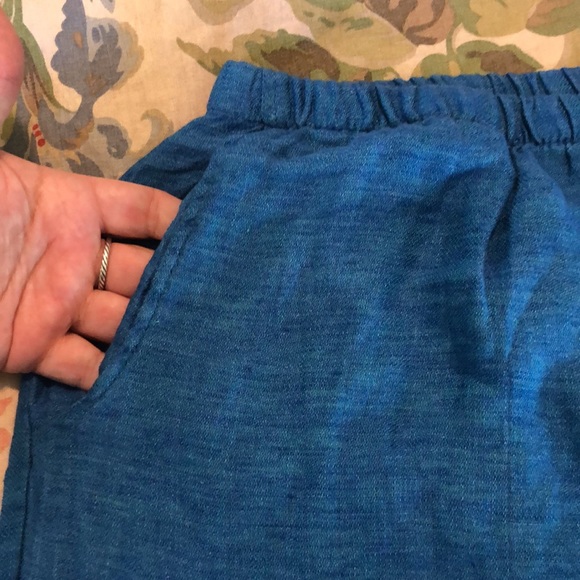 FLAX size Large Ladies LINEM Blue Pull-On Pant NEW - Picture 10 of 12